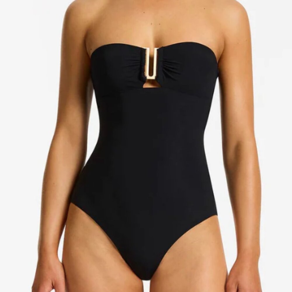 JETS Australia Bandeau one piece swimsuit NWT
